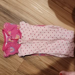 Two Gerber pajamas
